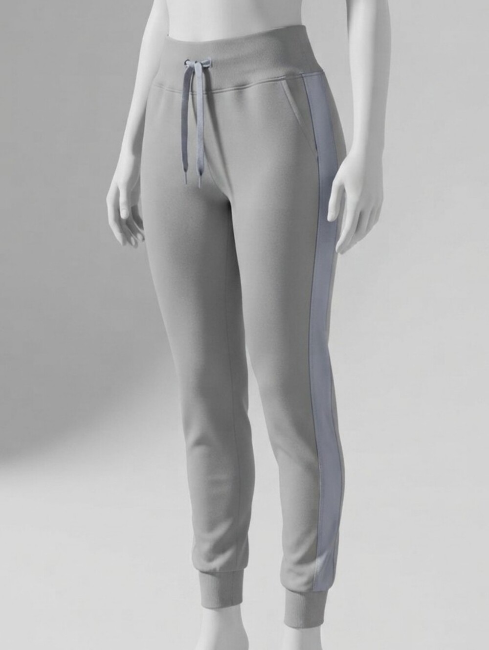 Hollywood SHAPE Magazine 1 Of A Kind   Joggers with Blue Stripe